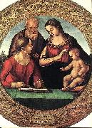 Luca Signorelli The Holy Family with Saint oil painting artist